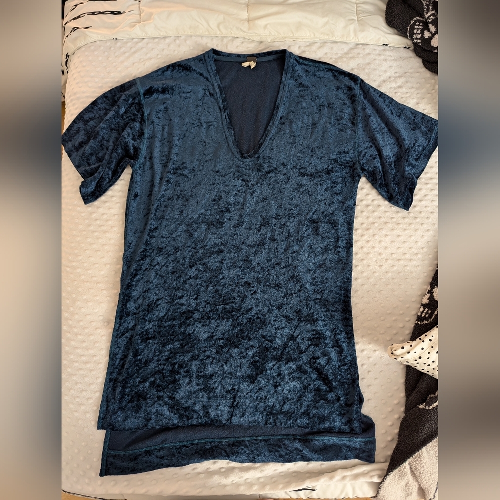 We the Free -- Velvet shirt dress -- Size XS